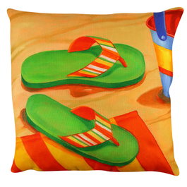 Aberto Design Cojín Multicolor A12579 43x43 cm